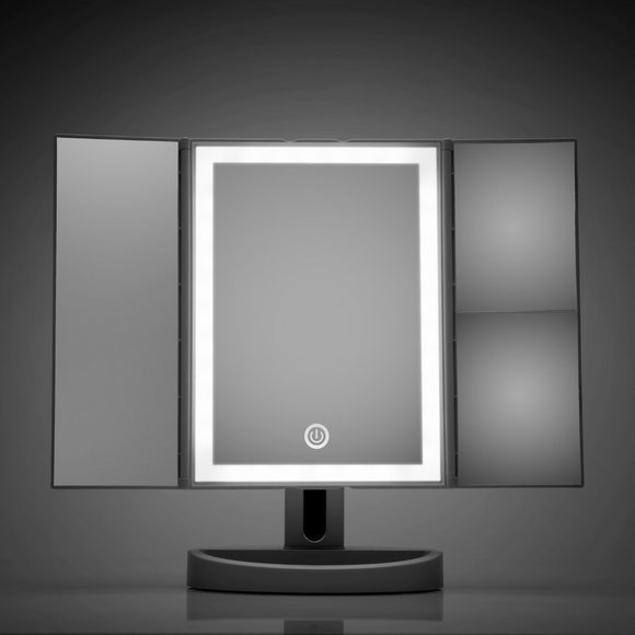 Fancii Tria Tri-fold Lighted Vanity Mirror - Brand New - Picture 3 of 9